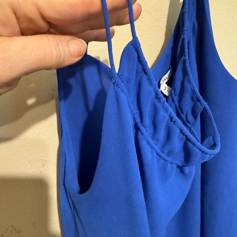 Naked Zebra size  Medium Royal Blue lined cami - Picture 9 of 10